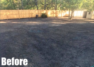 New lawn just installed by Dependable Landscaping